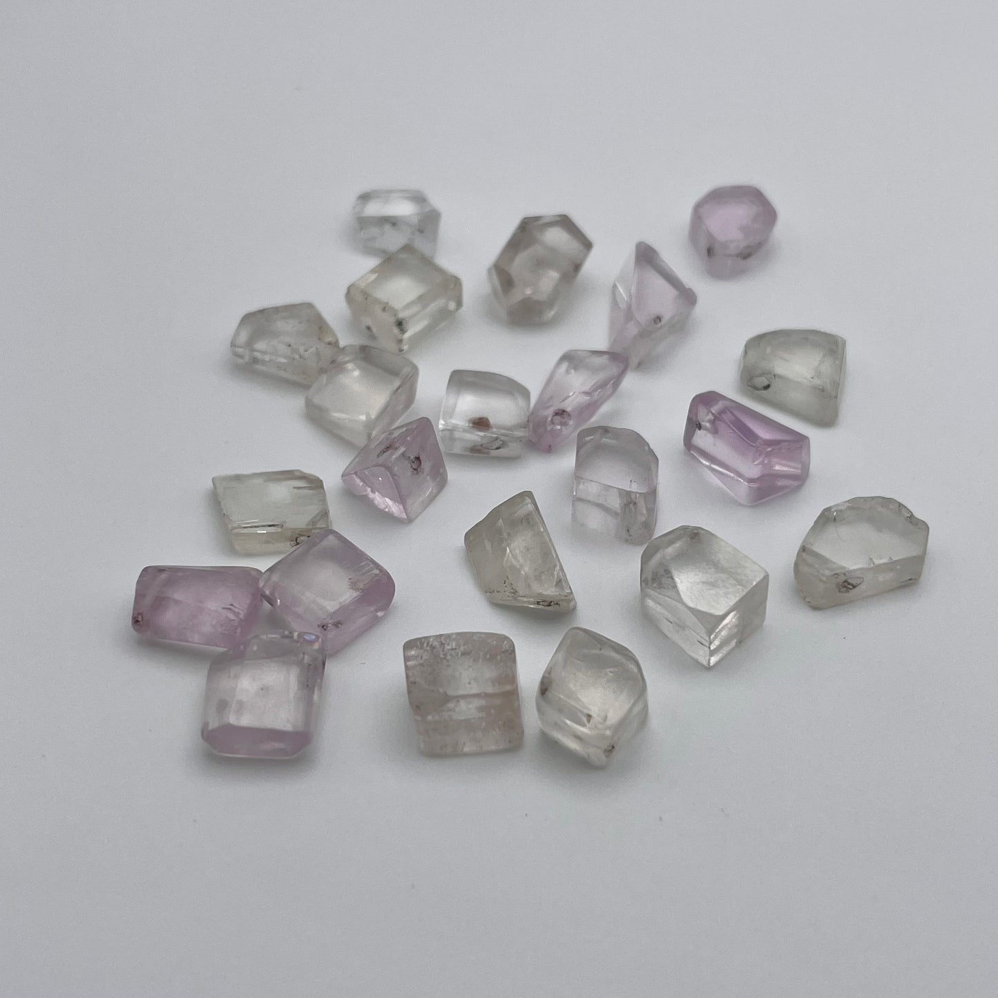 8mm Kunzite Chunk Top Drilled Single