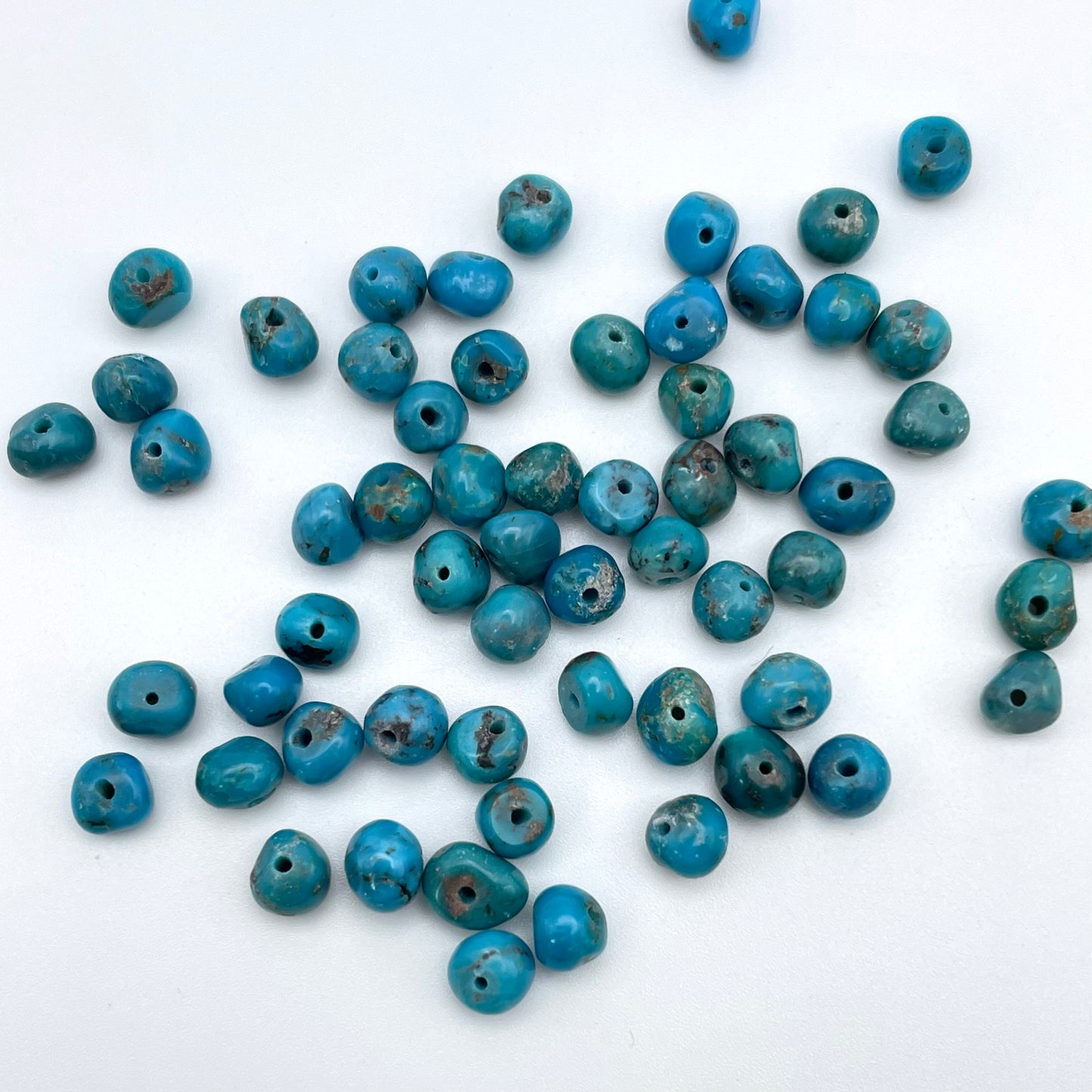 5mm Turquoise Tumbled Smooth