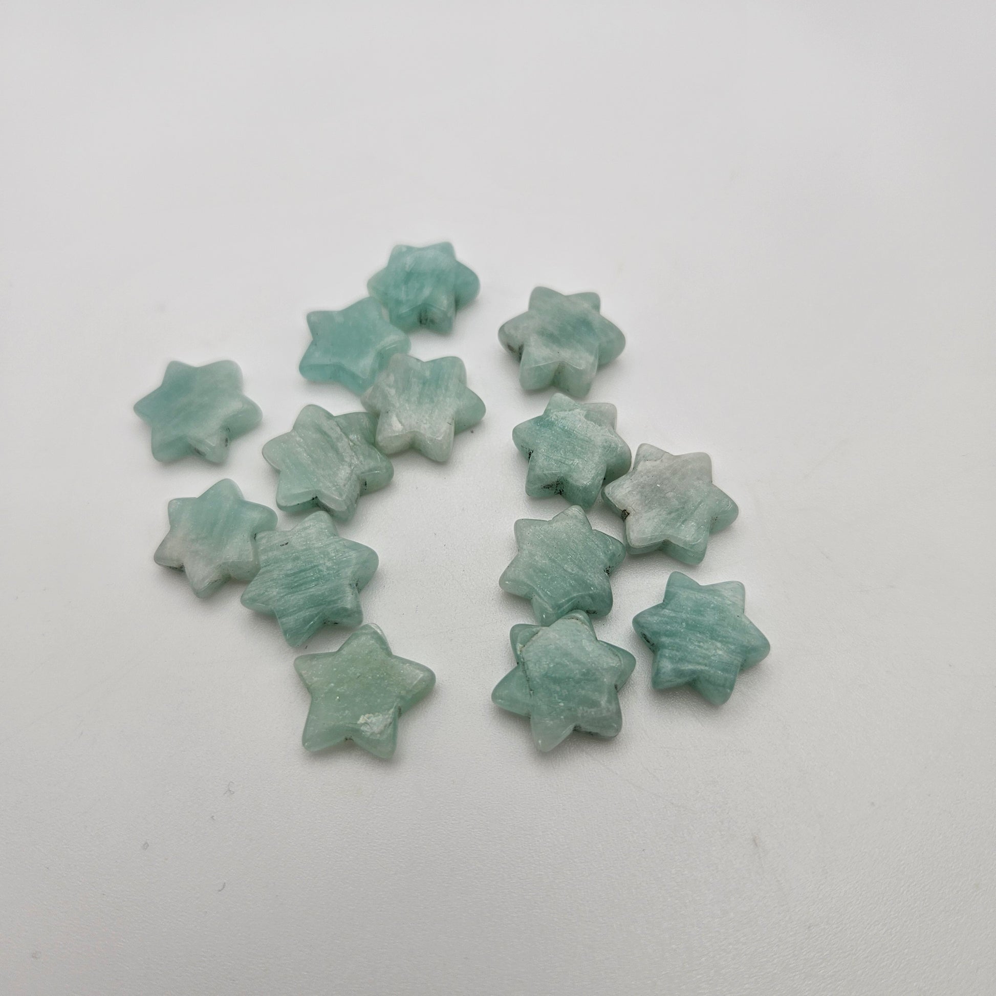 10mm Amazonite Star Single Beads.