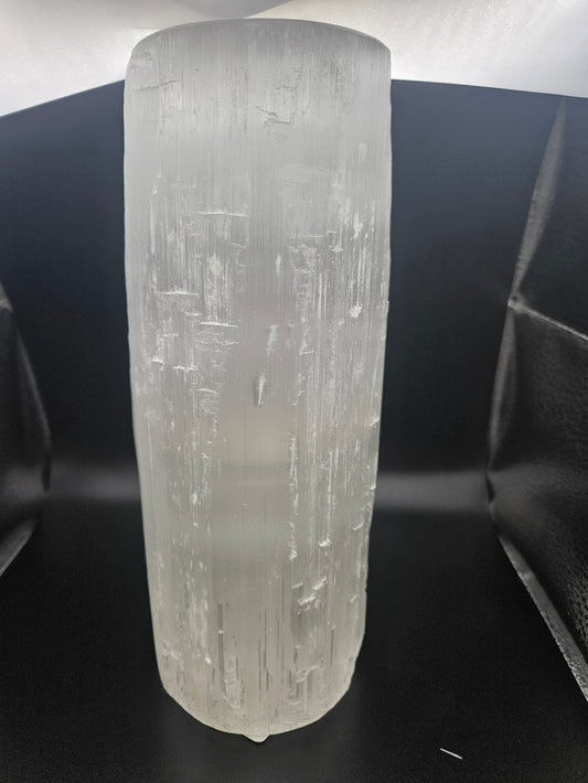 12in Selenite Lamp Flat Top.