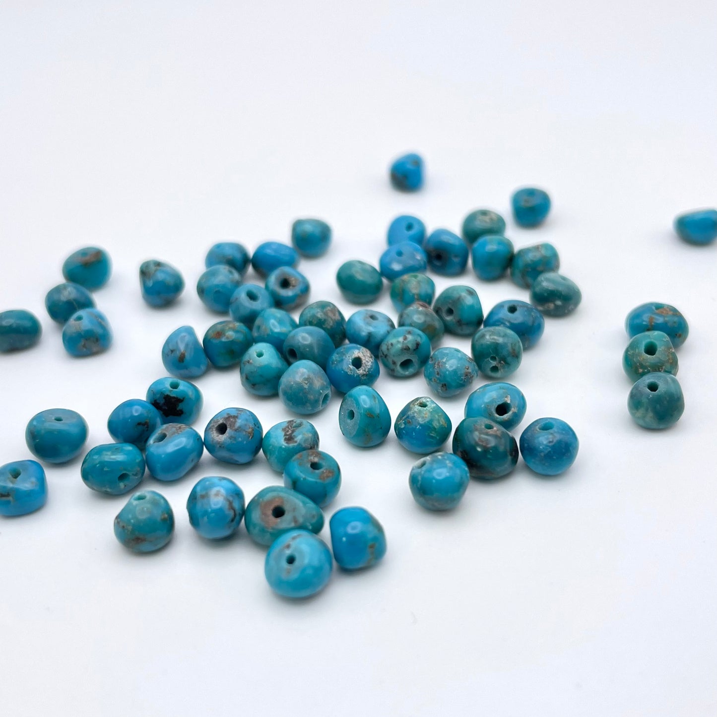 5mm Turquoise Tumbled Smooth