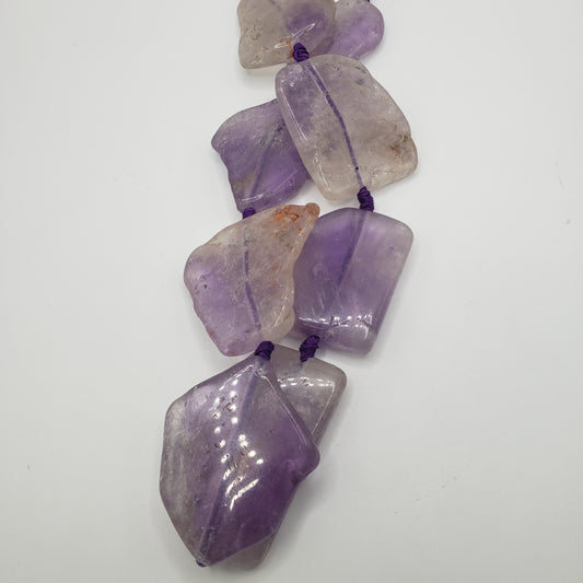 Amethyst Chunk  Single Bead