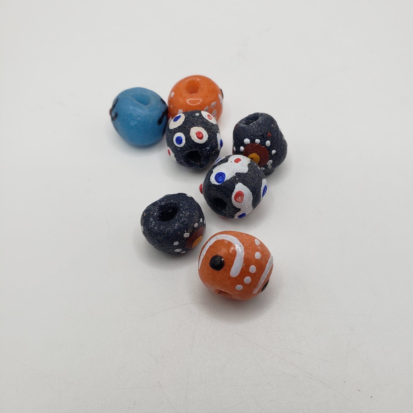 Glass Dark Colorful Bead