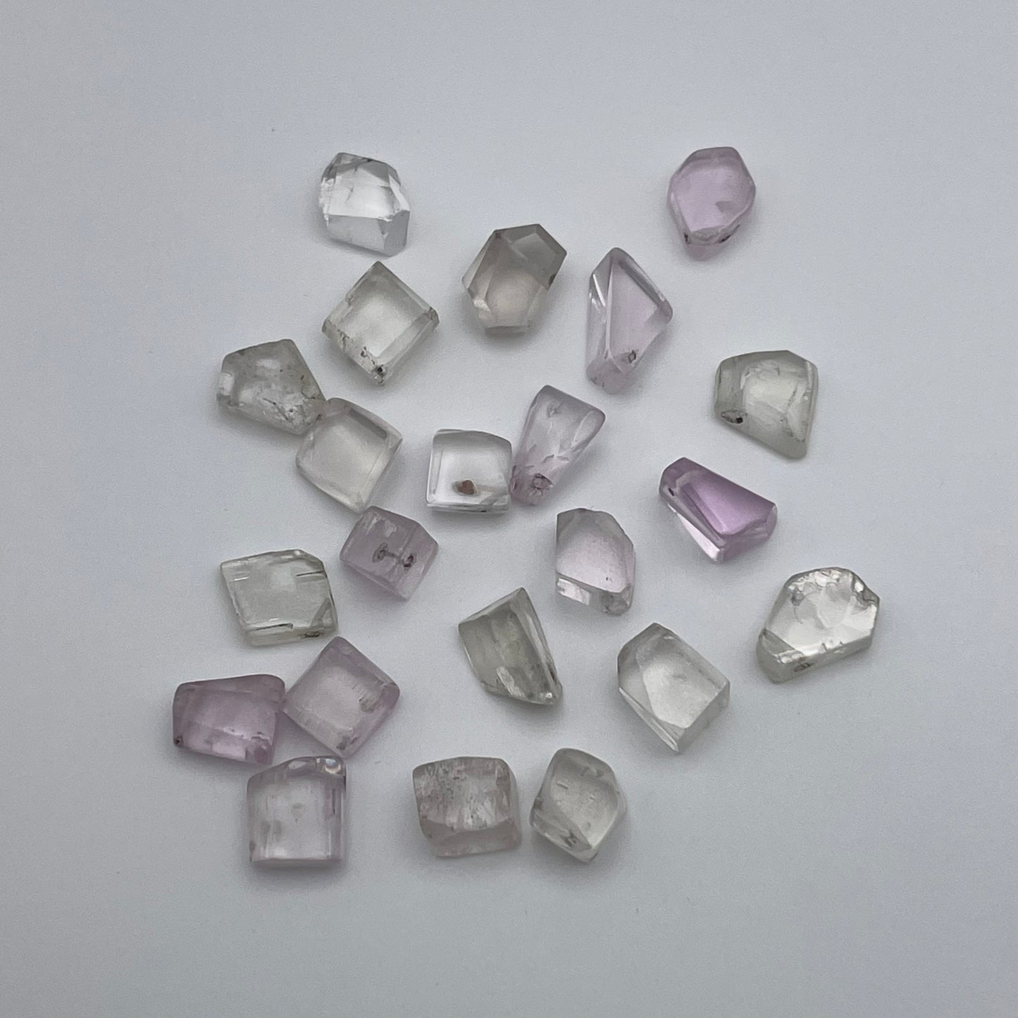 8mm Kunzite Chunk Top Drilled Single