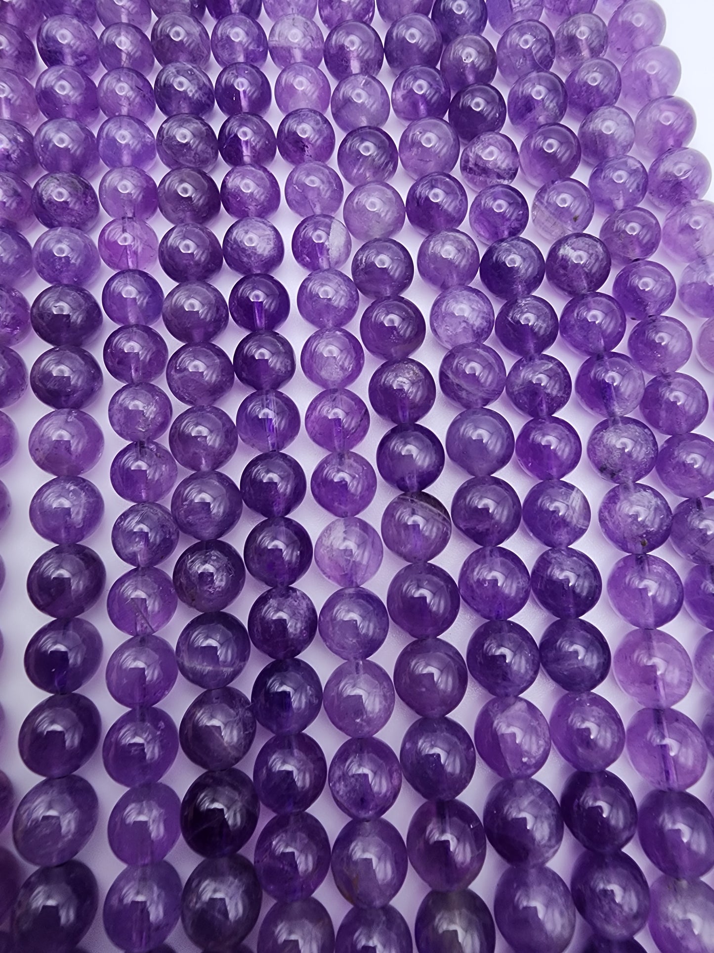 8mm Amethyst Faceted