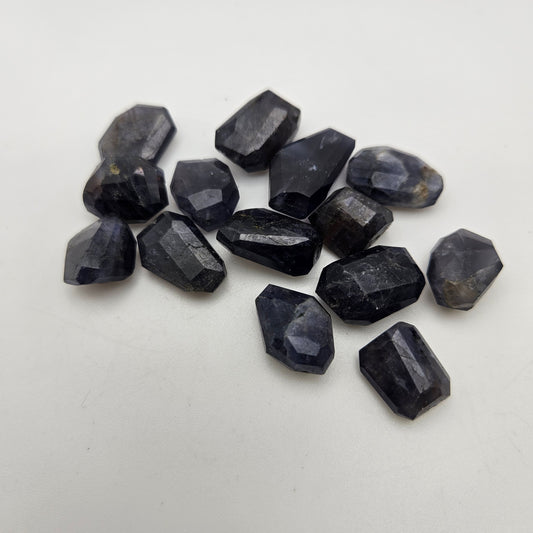 Iolite Faceted Chunk