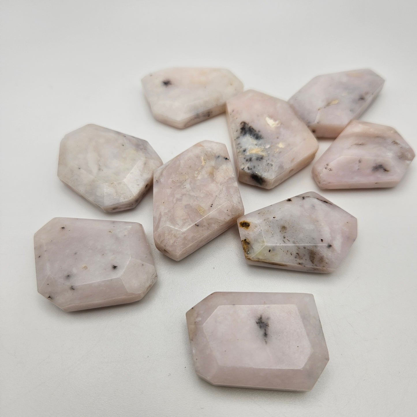 Extra Large Pink Opal Slice Faceted SINGLE