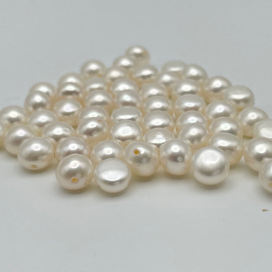 6mm Dancing Pearl White Single Bead