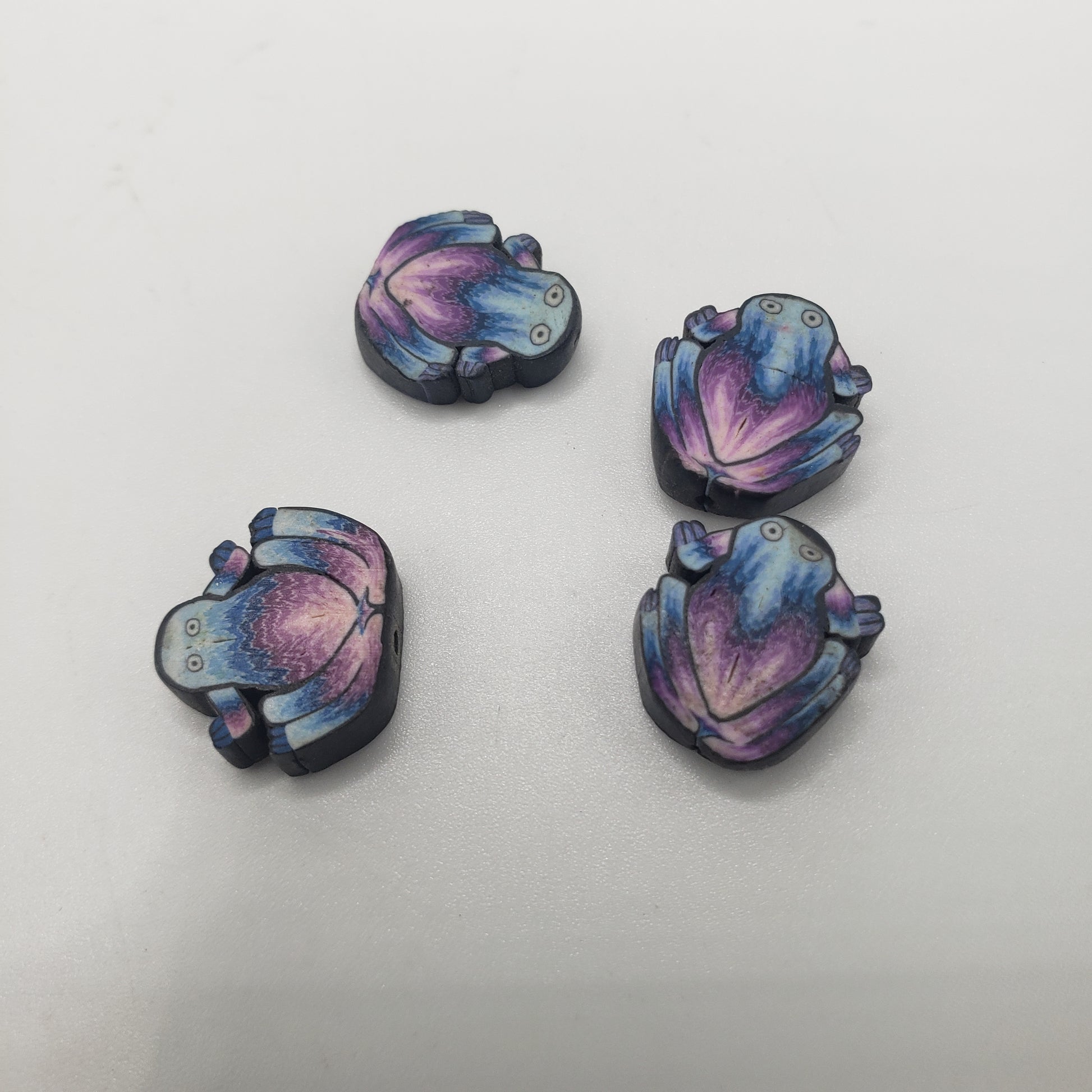 Multi Colored Frog Beads.