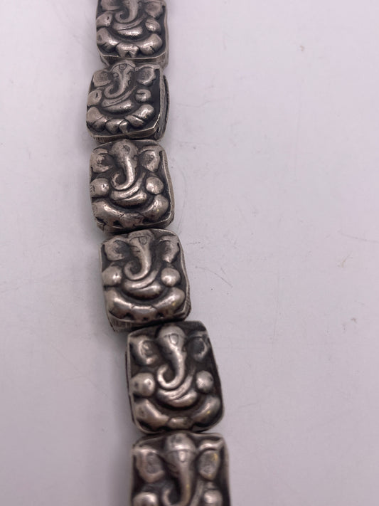 Ganesh Bead Indian Coin Silver Single Bead