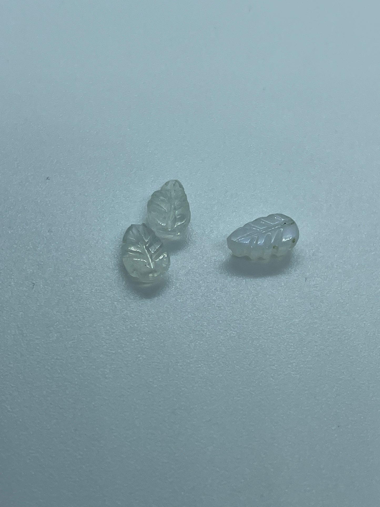 8mm Moonstone Leaf Single Bead